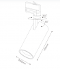 KALO TRACK SPOT 15W 3CCT WHITE